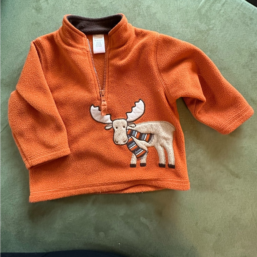 *SOLD* Gymboree Moose Fleece 12-24 Mo.